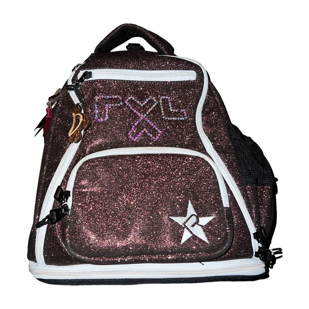 Rebel Athletic Backpack Rebel Dream Maroon With White Zipper Bag - Picture 10 of 16